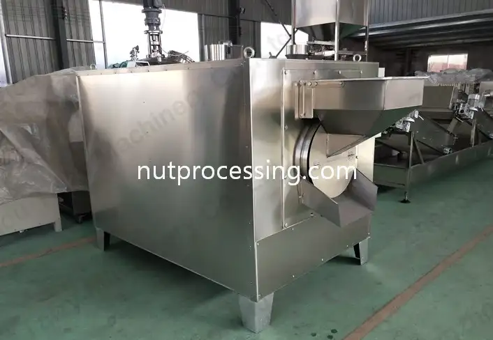 rotary drum peanut roaster