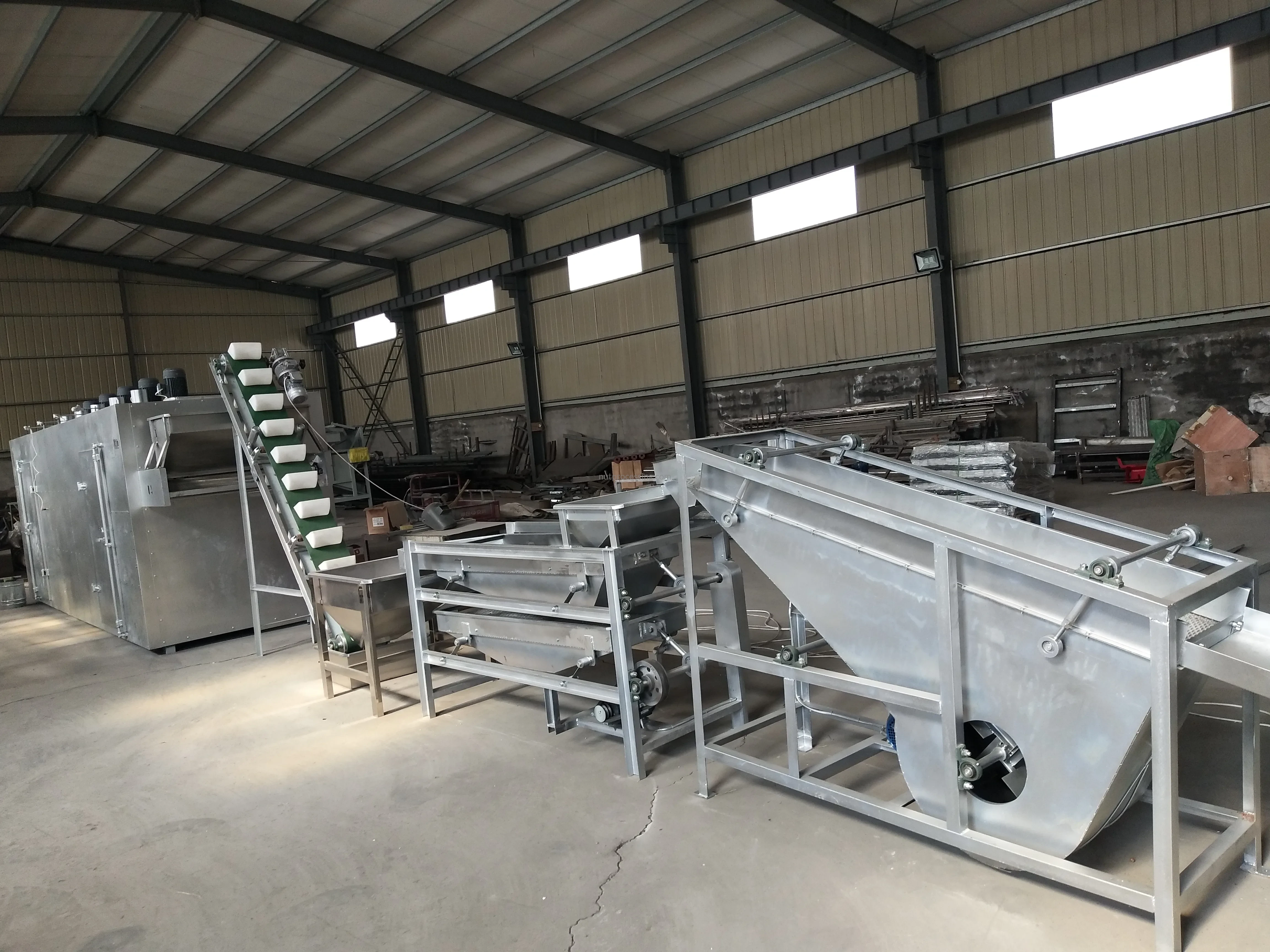 Almond Shelling Production Line