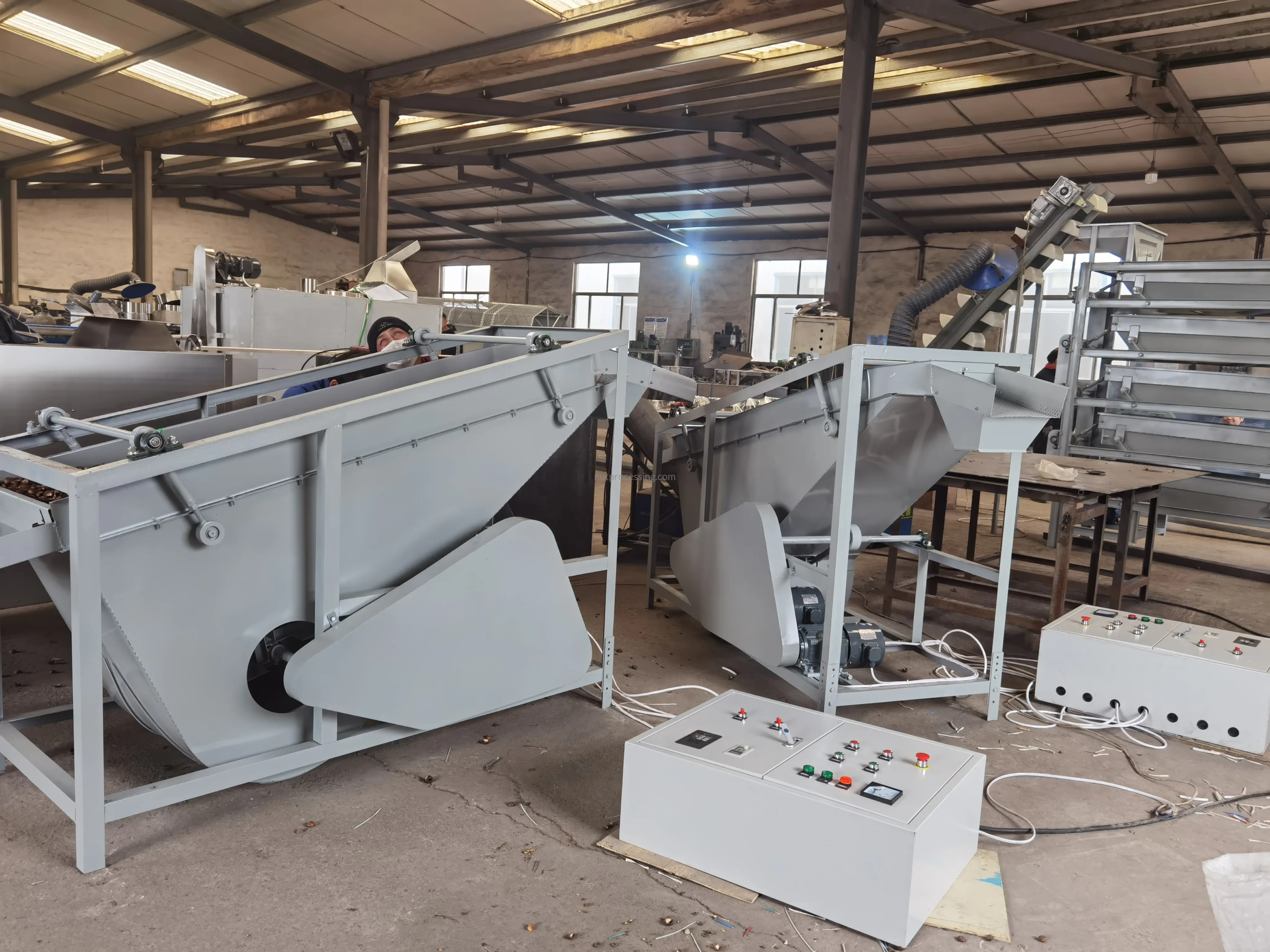 Almond Shelling Production Line