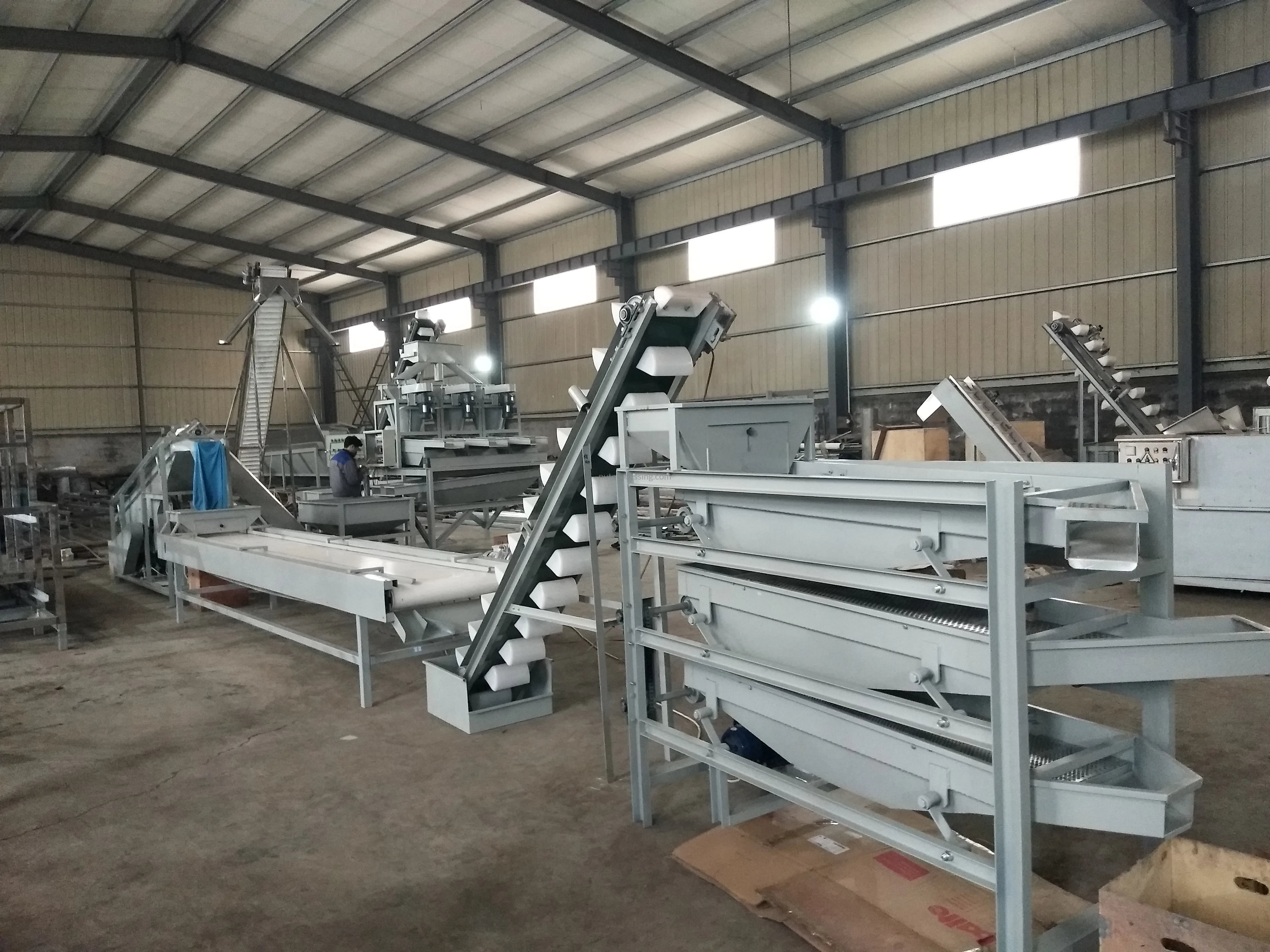 Almond Shelling Production Line