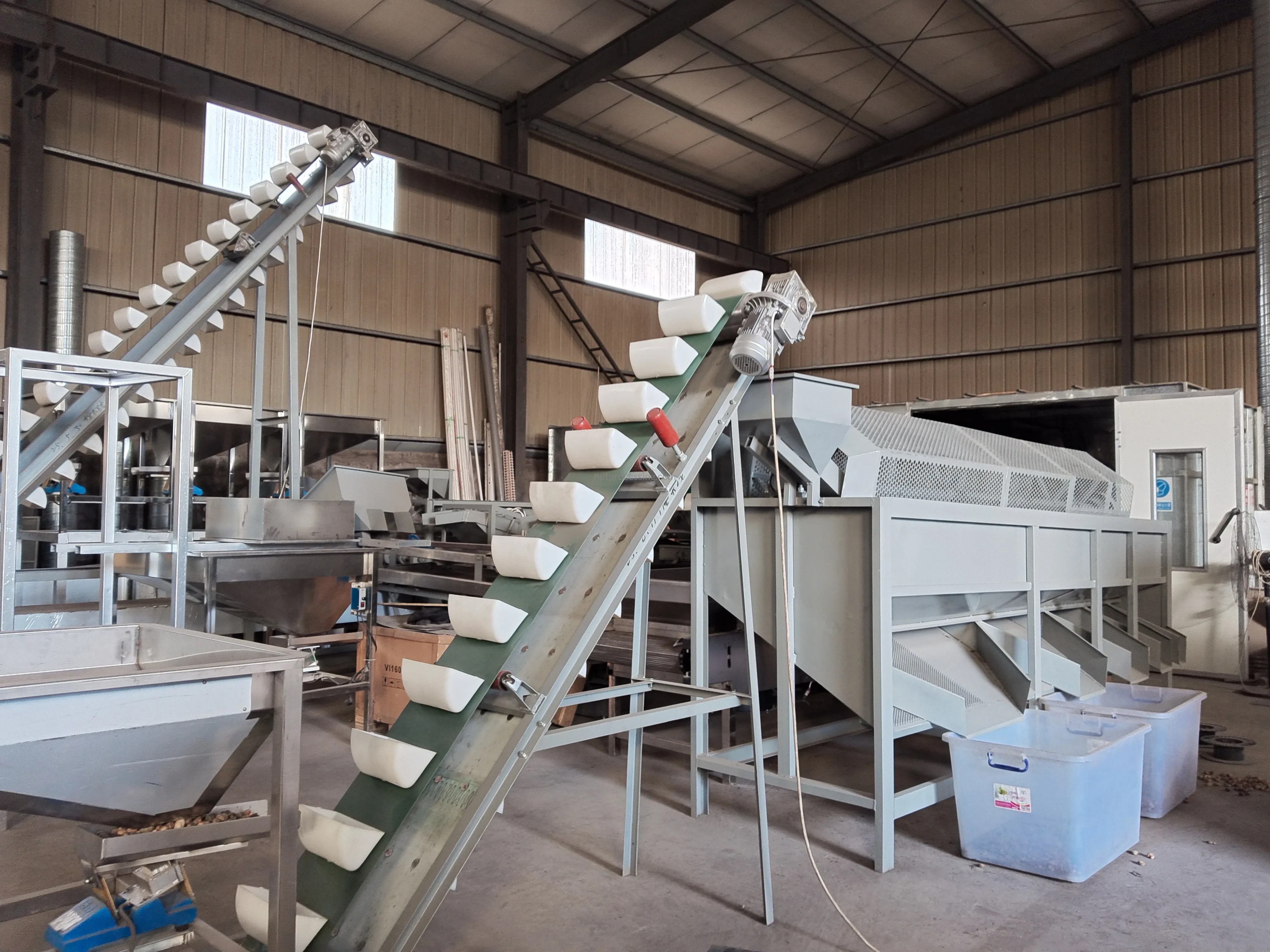 Almond Shelling Production Line